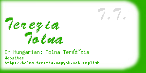 terezia tolna business card